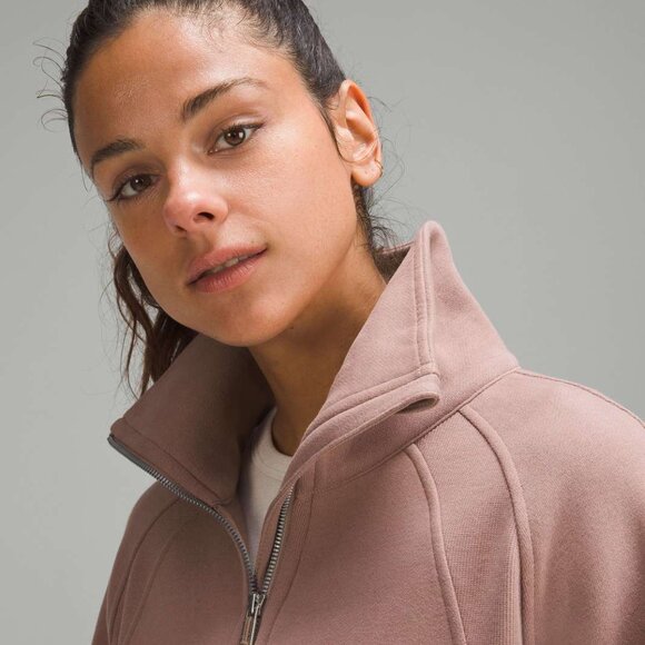Lululemon Scuba Oversized Funnel Neck Half Zip Twilight Rose XS/S - Picture 4 of 7
